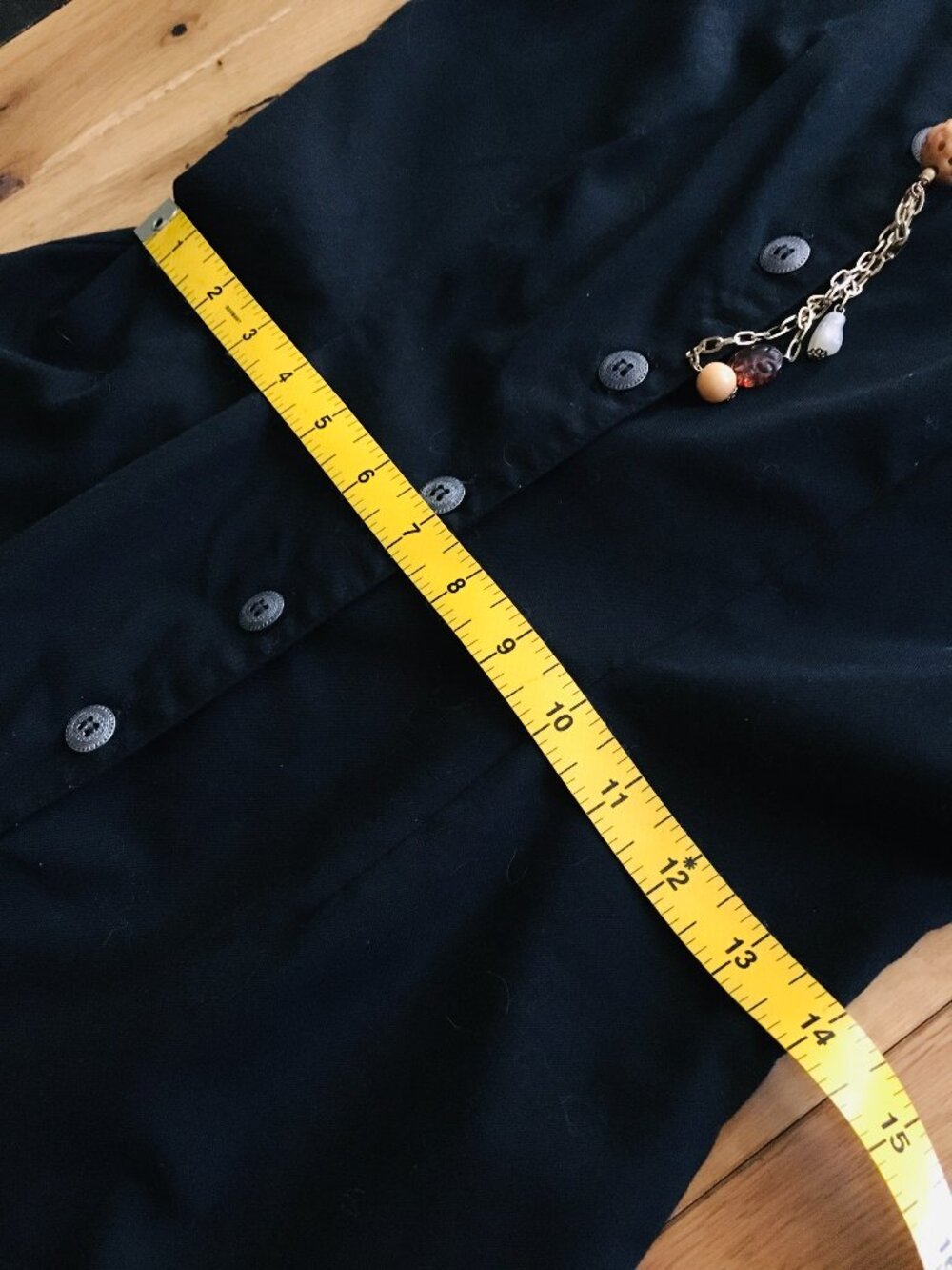 Vintage 90s M Collection Black Cold Shoulder Button Up Romper - Picture 11 of 16
